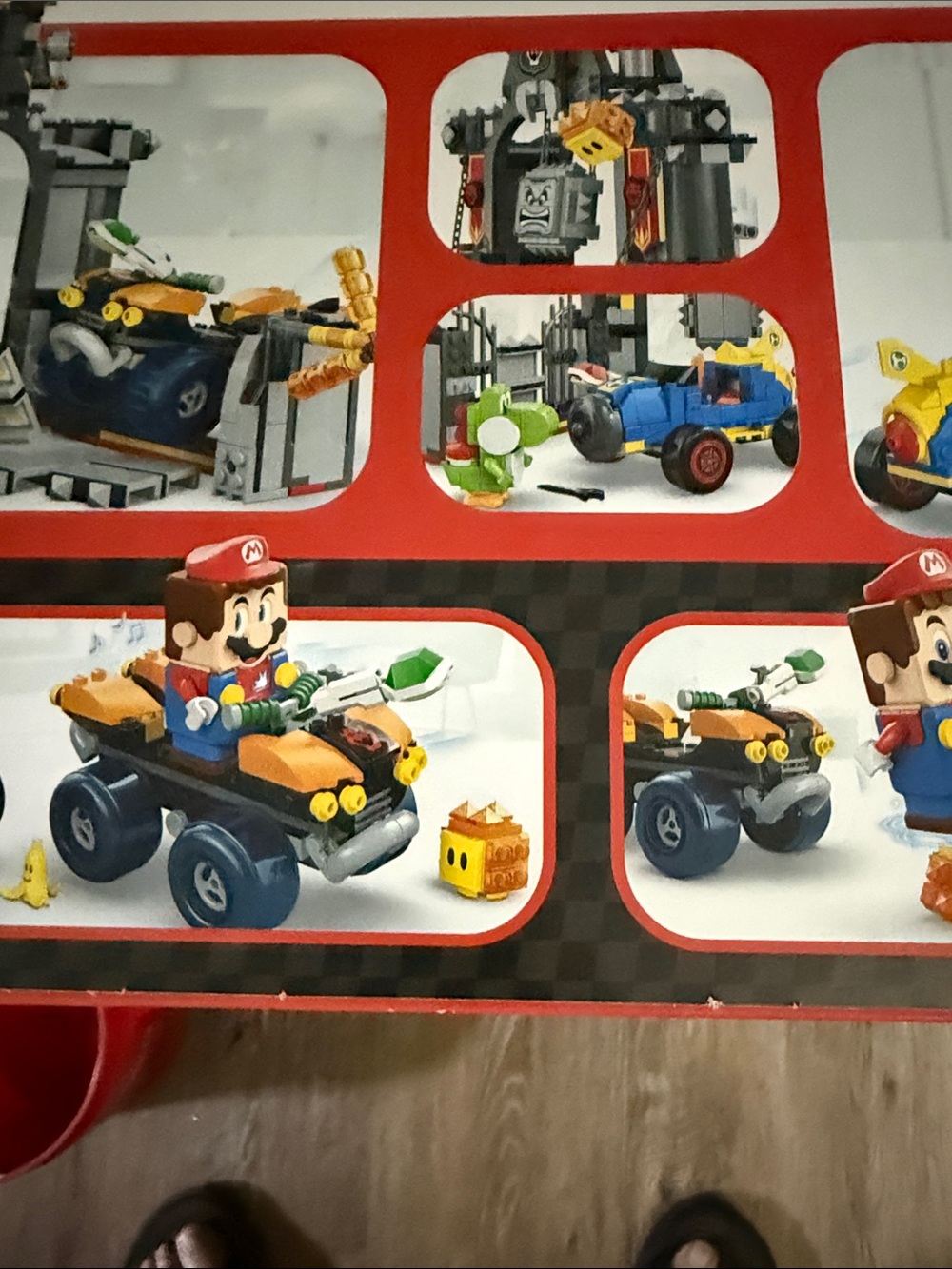 Lego Mario Kart Bowser Castle Showdown – Red, Black, Yellow - Picture 7 of 11
